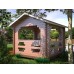 Беседка дачная из бруса БС-01 (3×3)