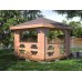 Дачная деревянная беседка БС-02 (3х3)