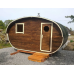 Готовая баня Овало-бочка 2х3.5м