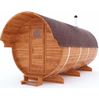 Брусовая Баня-бочка 3м