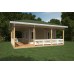 Летняя кухня из бруса ЛК-2 (6.9х7.9)