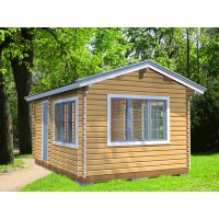 Деревянная летняя кухня ЛК-4 (4,5х3,2)