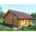 Баня из бревна с мансардой СБК-05