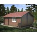 Садовый летний дом СД-18 6×6м
