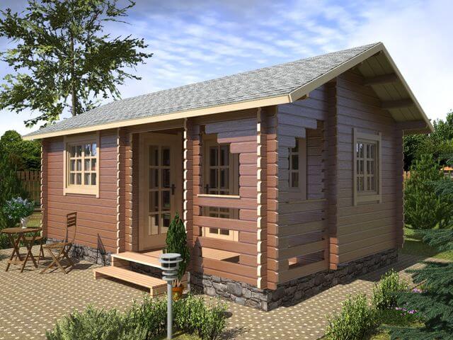 Дачный дом СД-02 (6×4)