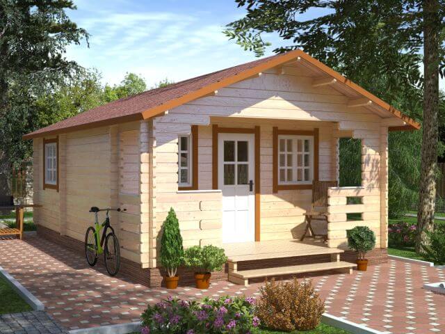 Садовый летний дом СД-16 (4,4×7,1)