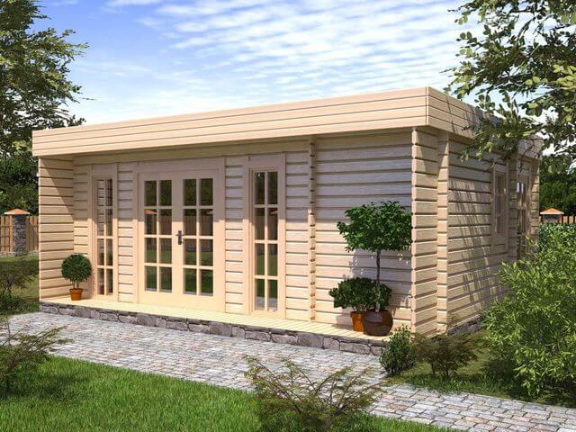 Летний дом из бруса СД-17 6×5м